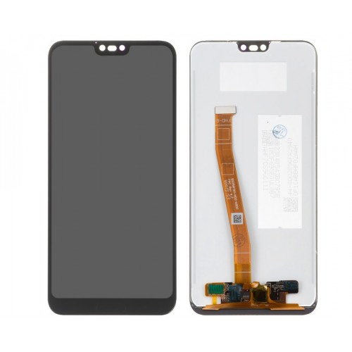 LCD-näyttö yhteensopiva Huawei Honor 10 musta HQ (sormenjäljellä)