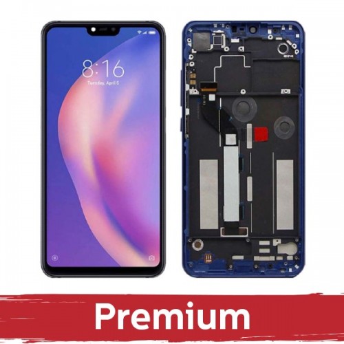LCD-näyttö yhteensopiva Xiaomi Mi 8 Lite musta kehyksellä OEM