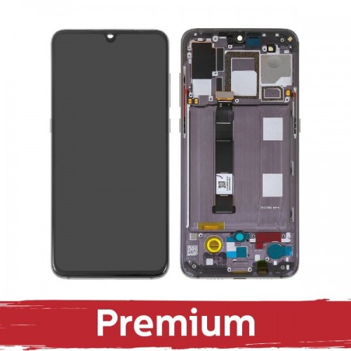 LCD-näyttö yhteensopiva Xiaomi Mi 9 kehyksellä / Ocan Blue / OEM