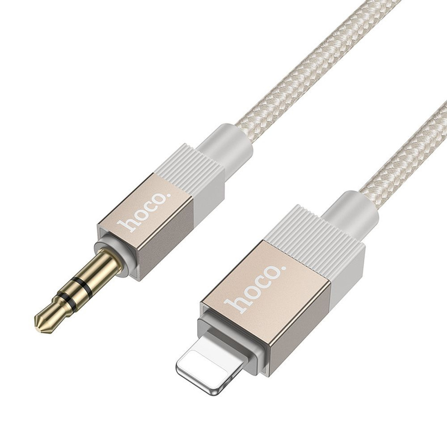 Äänisovittin Hoco (UPA32A) lightning - 3,5mm(n) kultainen (1M)