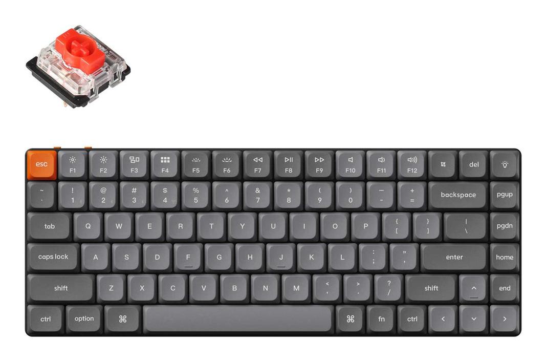 Langaton näppäimistö Keychron K3 Max RGB musta K3M-H1