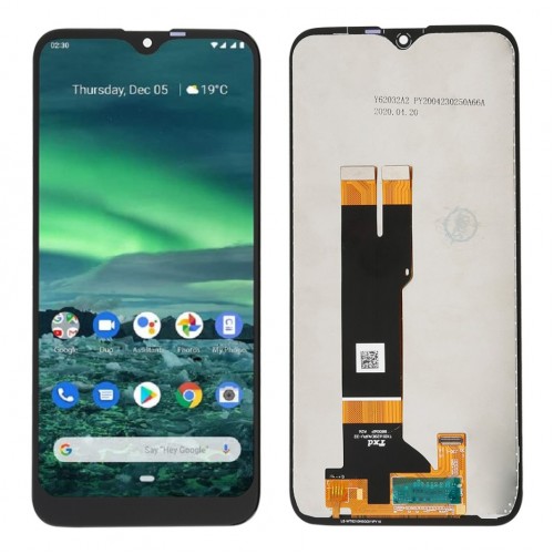 LCD-näyttö yhteensopiva Nokia 2.3 musta HQ