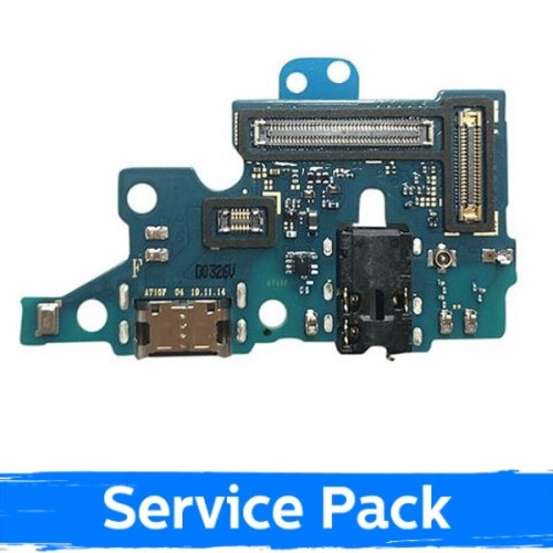 Latauspistoke yhteensopiva Samsung A715 2020 A71 Flex / Plata (Service Pack)