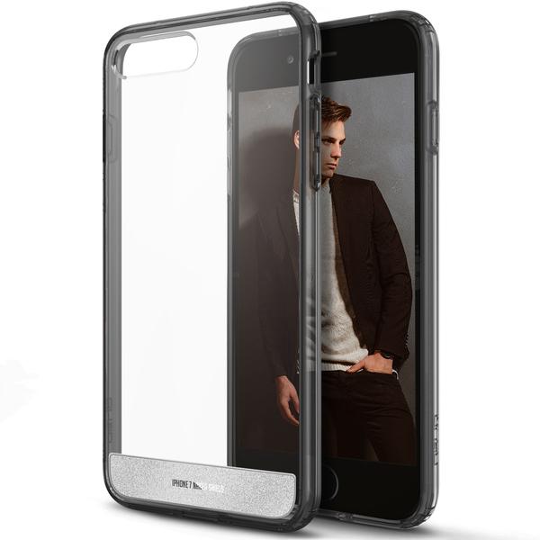 Obliq Naked Shield -suojakuori iPhone 8 Plus- / 7 Plus -puhelimelle, savunmusta