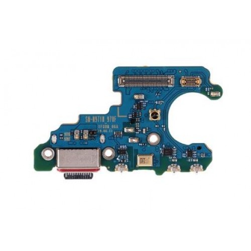 Charging Port Compatible With Samsung N970 Note 10 with Flex / Plata OEM