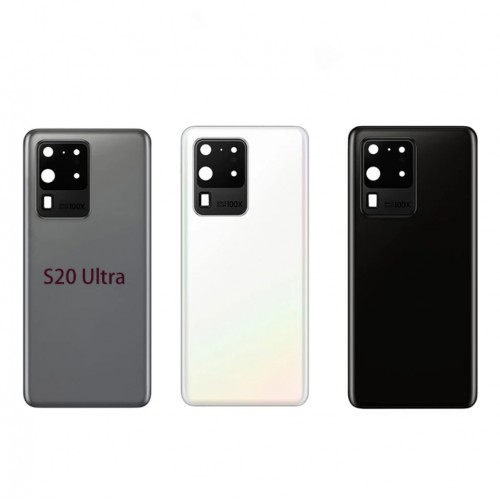 Back Cover Compatible With Samsung G988 S20 Ultra / Cosmic Grey / (with camera lens) OEM
