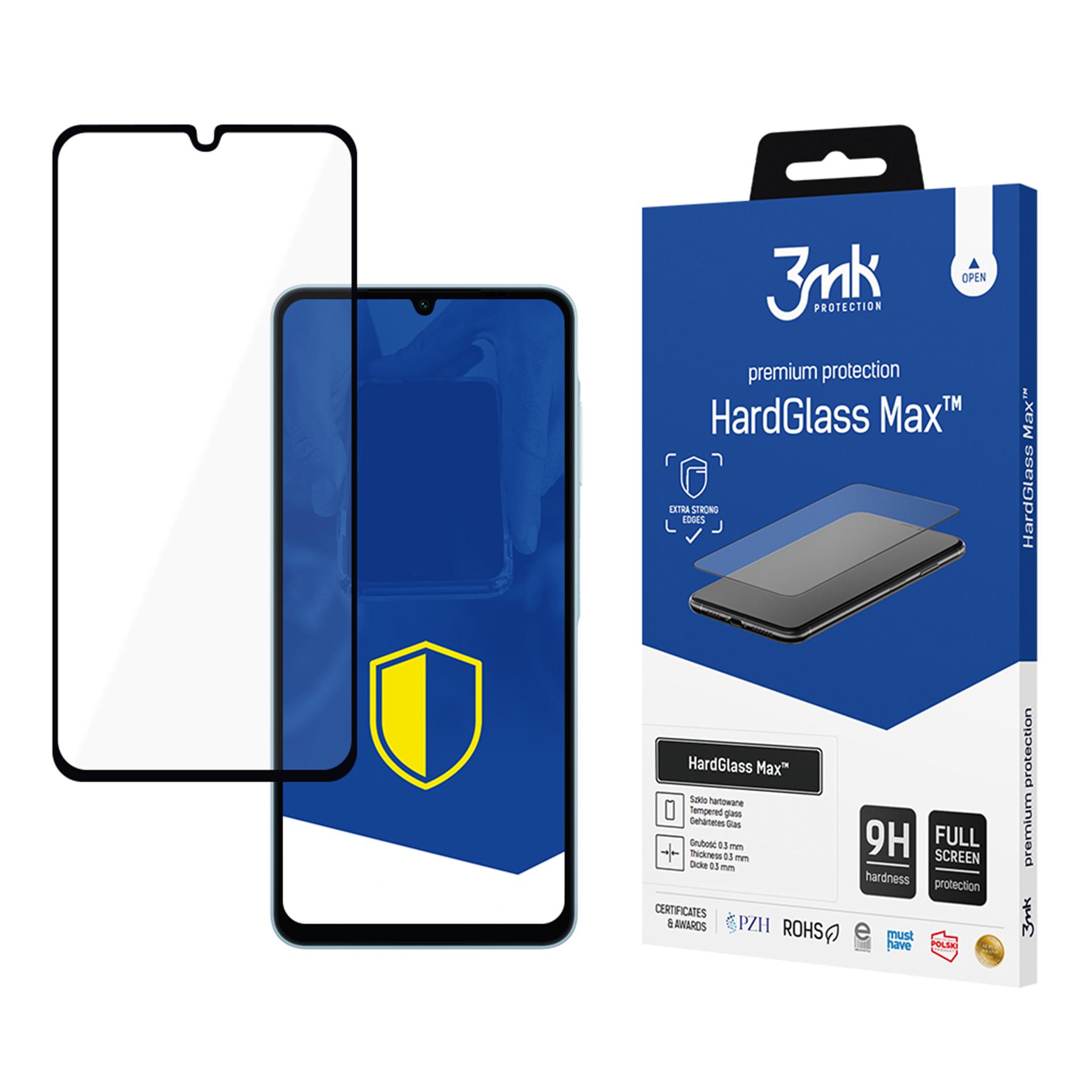 Vahvistettu koko näytön panssarilasi 3mk HardGlass Max musta Samsung Galaxy A06:lle