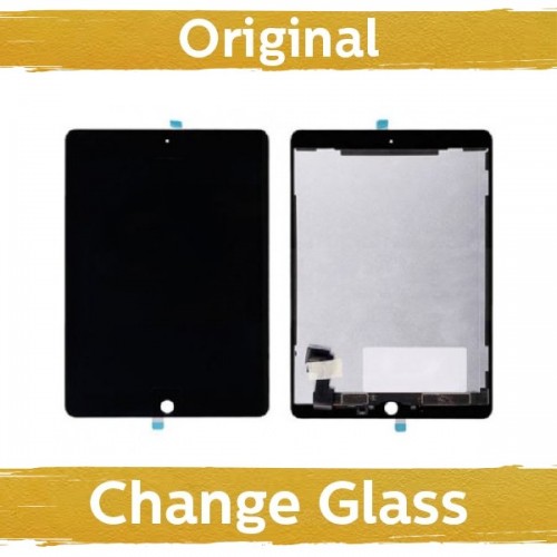 LCD-näyttö yhteensopiva iPad Air 2 / (2. sukupolvi) musta alkuperäinen (uudistettu: Kiina)