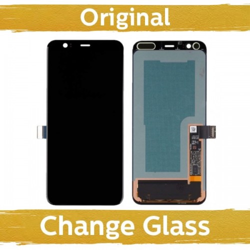 LCD Display Compatible With Google Pixel 4 G020M Black (Refurbished: China)