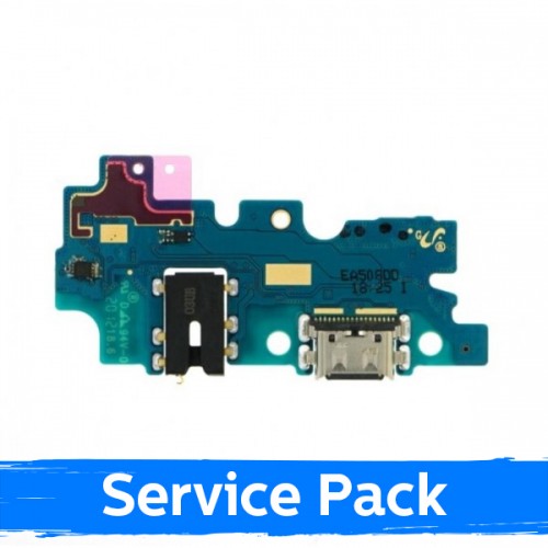 Latausportti yhteensopiva Samsung A307 2019 A30s flexillä / Plata (Service Pack)