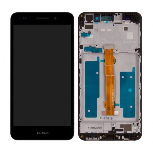 LCD-näyttö yhteensopiva Huawei Y6-II / Honor 5A valkoinen kehyksellä HQ