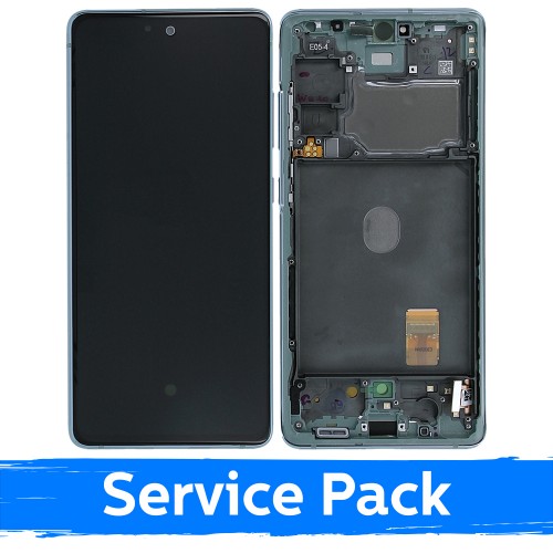LCD-näyttö yhteensopiva Samsung G780 S20 FE (G781 S20 FE 5G) kehyksellä / Cloud Mint Green / (Service Pack)