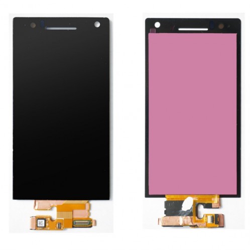 LCD-näyttö yhteensopiva Sony Xperia S LT26 musta HQ