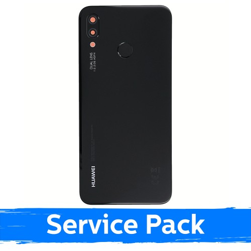 Back Cover Compatible With Huawei P20 Lite / Black / (Service Pack)