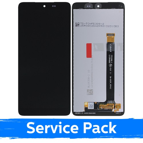 LCD-näyttö yhteensopiva Samsung G525 Xcover 5 musta (Service Pack)
