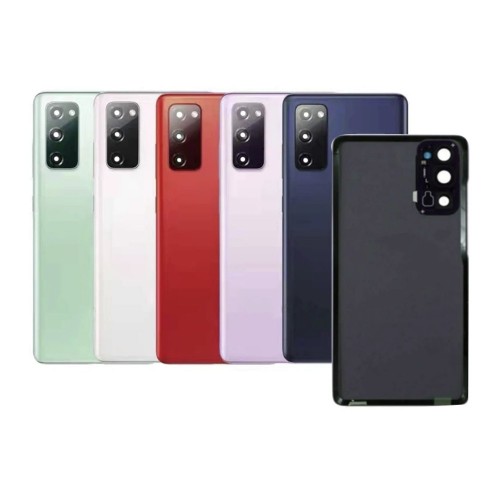 Back Cover Compatible With Samsung G780 S20 FE / Cloud Mint / (with camera lens) OEM