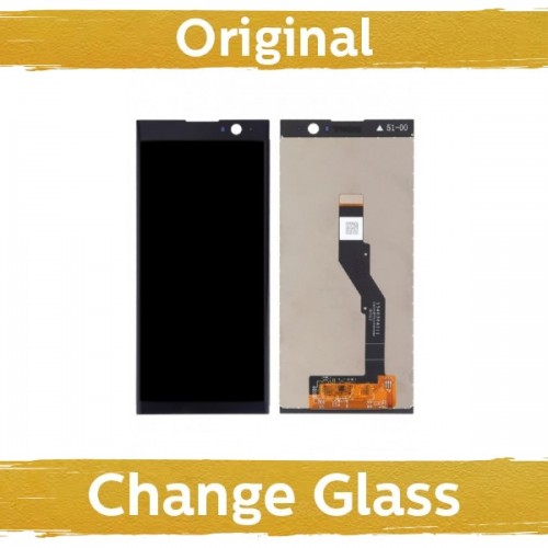 LCD-näyttö yhteensopiva Sony Xperia XA2 Plus musta (uusittu: Kiina)