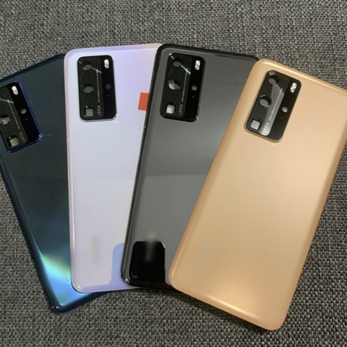 Takakansi yhteensopiva Huawei P40 / musta / (kameran linssillä) HQ