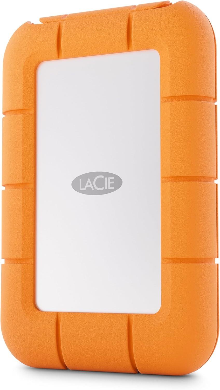 LaCie ulkoinen SSD-levy 1 Tt, USB-C, kirjoitusnopeus 2000 Mt/s, lukunopeus 2000 Mt/s, STMF1000400