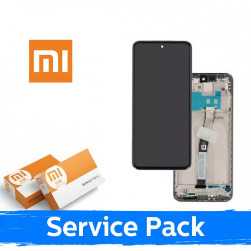 LCD Näyttö yhteensopiva Xiaomi Redmi 10A / 9A / 9C / 9AT musta kehyksellä (Service Pack)