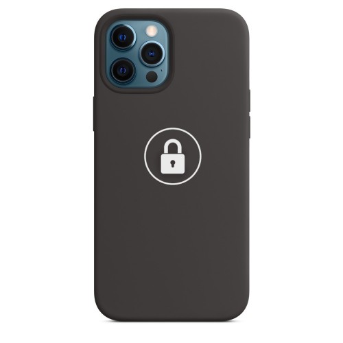 Phone Case "Silicone Case" for Apple iPhone 12 Mini / Black / in package