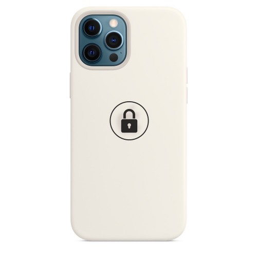 Phone Case "Silicone Case" for Apple iPhone 12 Mini / White / in package
