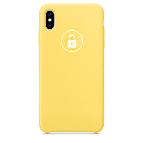Puhelimen Suojakuori Silicone Case Apple iPhone XR / Canary Yellow / pakkauksessa