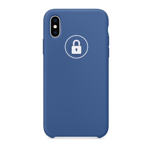 Puhelimen Suojakuori Silicone Case Apple iPhone XR / Delft Blue / pakkauksessa