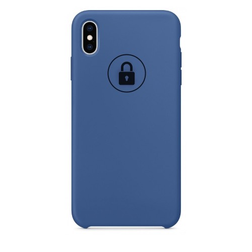 Phone Case "Silicone Case" for iPhone X (XS) / Delft Blue / in package