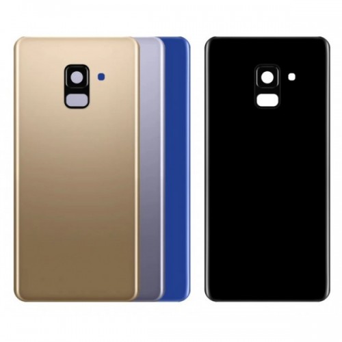 Takakansi, yhteensopiva Samsung A530 2018 A8, sininen (kameran linssillä) HQ