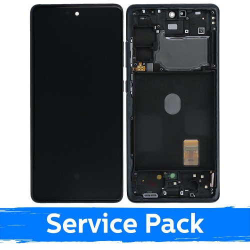 LCD-näyttö, yhteensopiva Samsung G780 S20 FE (G781 S20 FE 5G) kehyksellä / Cloud Navy Blue / (Service Pack)