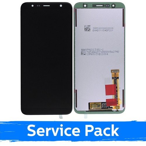 LCD Display Compatible With Samsung J610 J6+ / J415 J4+ Black (Service Pack)