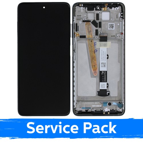 LCD Display Compatible With Xiaomi Poco X3 Pro (X3) With Frame / Black / (Service Pack)