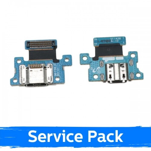 Charging Port Compatible With Samsung T700 Tab S 8.4'' With Flex / Plata (Service Pack)