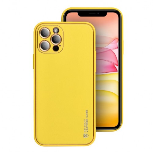 Phone Case "Forcell Leather" Samsung A037 A03s Yellow