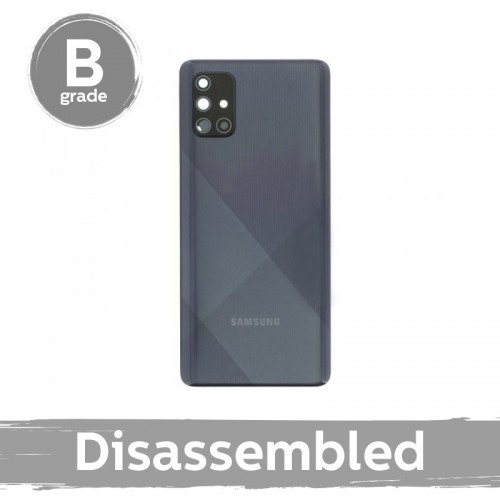 Takakansi yhteensopiva Samsung A715 A71 / Prism Crush Black / kameran linssillä 100% alkuperäinen (9/10 purettu)
