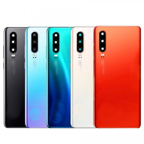 Takakansi yhteensopiva Huawei P30 / valkoinen helmi / (kameran linssillä) HQ