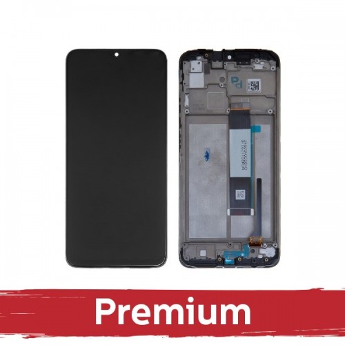 LCD-näyttö yhteensopiva Xiaomi Redmi 9T / Poco M3 musta kehyksellä OEM