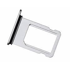 SIM-kortin pidike iPhone 7 hopeinen