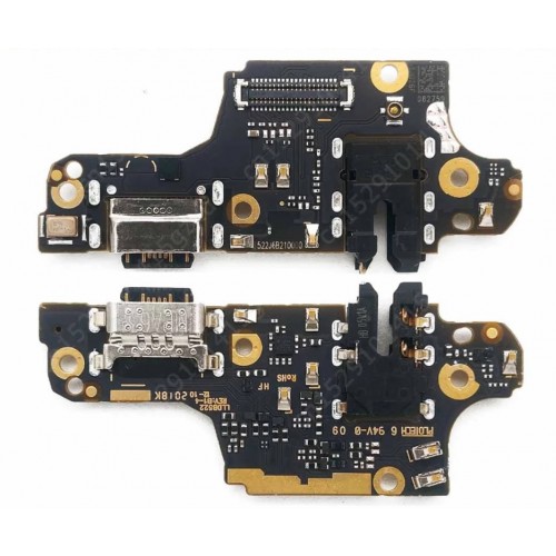 Lataausportti yhteensopiva Xiaomi Redmi Note 9 Pro / Note 9S / Poco M2 Pro joustonauhakaapelilla / Plata OEM