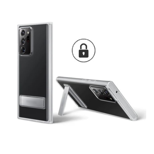 Puhelimen suojakuori Standing Cover Samsung A725 A72 / läpinäkyvä / OEM