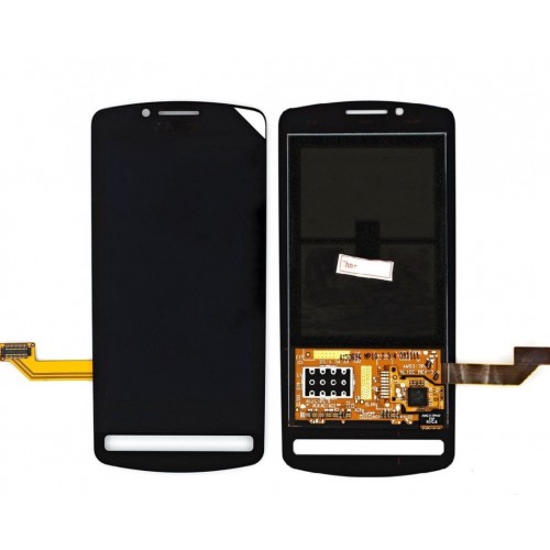 LCD-näyttö yhteensopiva Nokia 700 musta HQ
