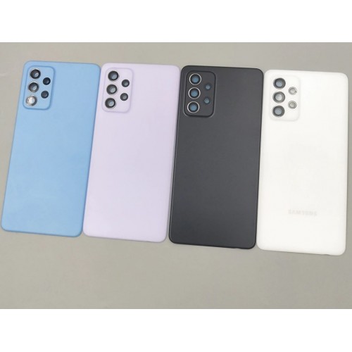 Takakuori yhteensopiva Samsung A525 A52 / Awesome White / (kameran linssillä) HQ