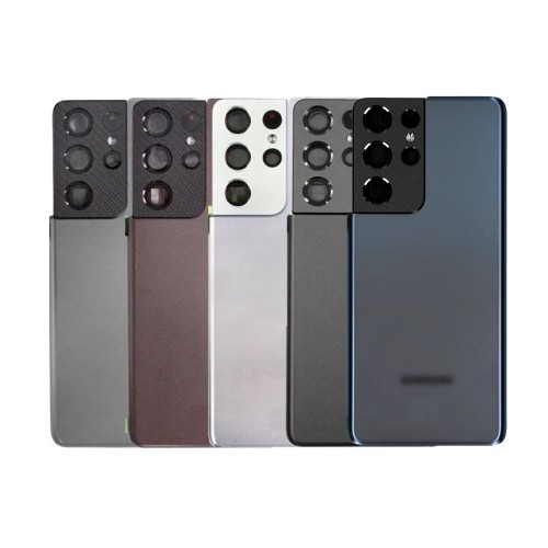 Takakuori yhteensopiva Samsung G998 S21 Ultra / Phantom Navy / (kameran linssillä) OEM