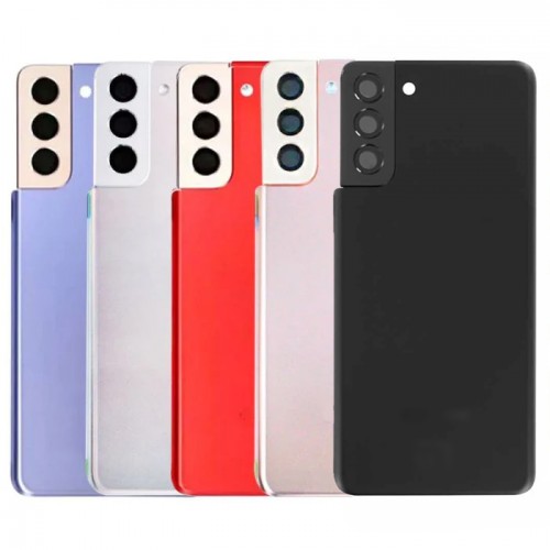 Takakuori yhteensopiva Samsung G991 S21 / Phantom White / (kameran linssillä) OEM
