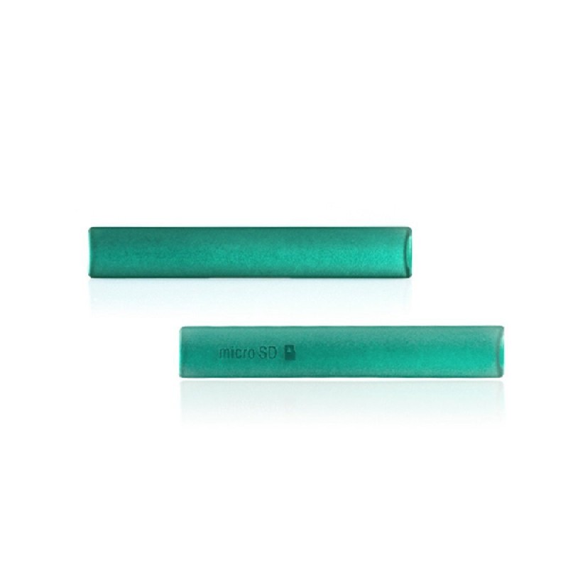 Sivukannet vihreät Sony D5803 Xperia Z3 Compact (microSD, microUSB-SIM)