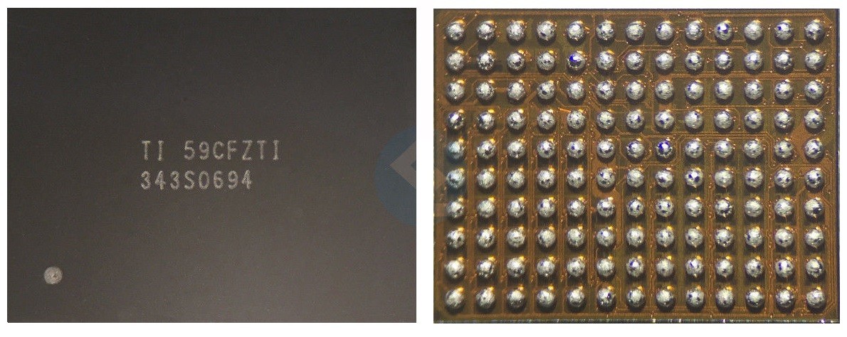 Mikropiiri IC iPhone 6/6 Plus kosketus U2402 (343S0694) musta