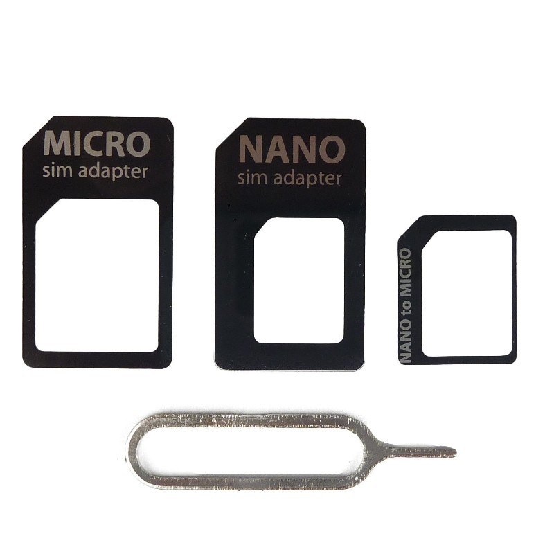 NanoSIM ja MicroSIM -korttisovitin setti