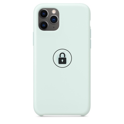 Phone Case "Silicone Case" for iPhone 11 Pro Max / Seafoam / in package