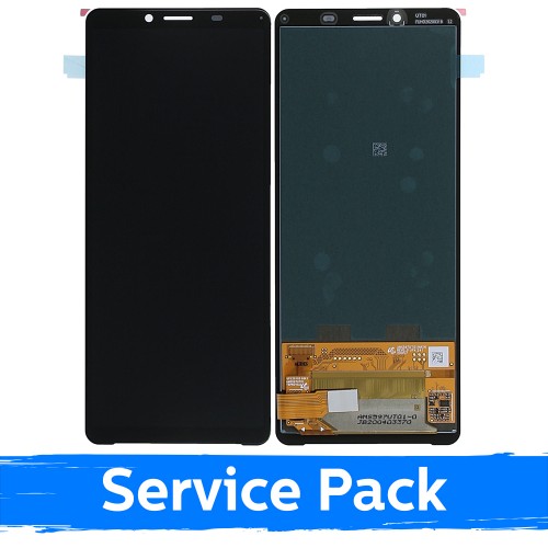 LCD-näyttö yhteensopiva Sony Xperia 10 II musta (Service Pack)